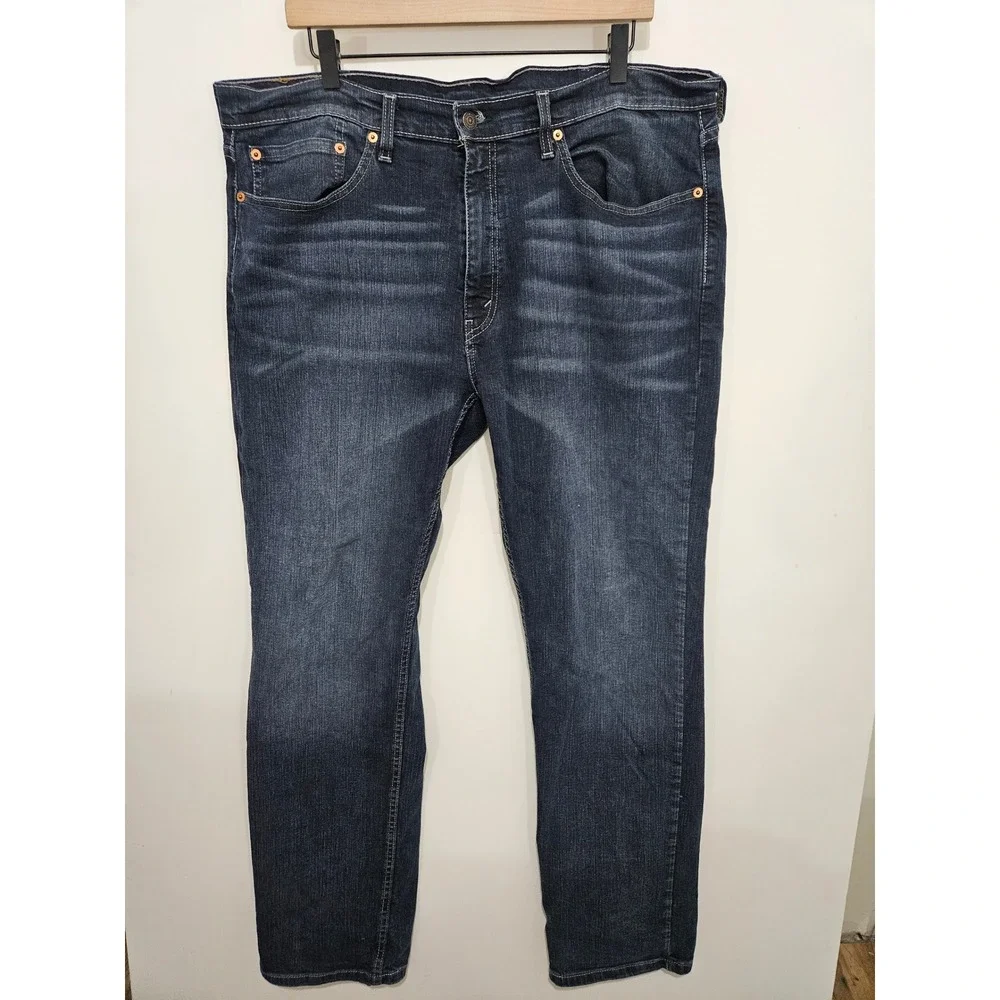 Levis 559 Relaxed Straight Jeans Mens 38x34 Dark Wash Blue Denim Pants